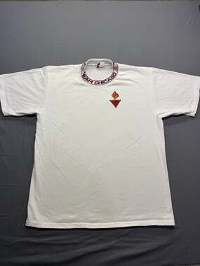 Vintage 90s Action Team Chicago White T-Shirt Size Large